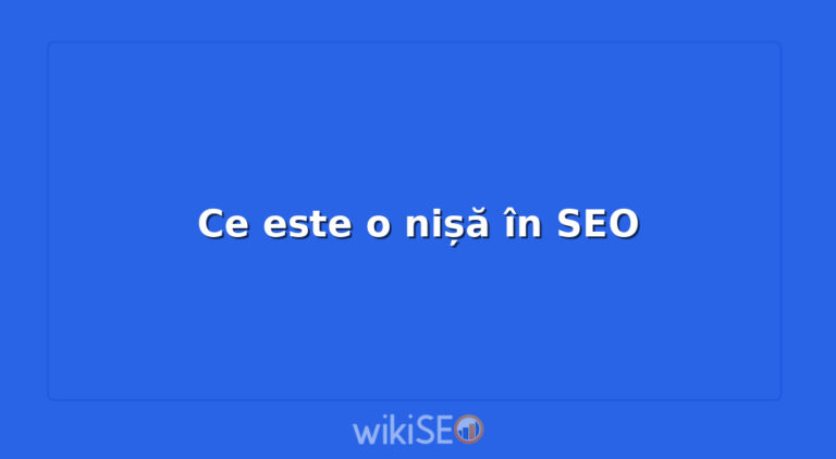 Ce este o nișă în SEO