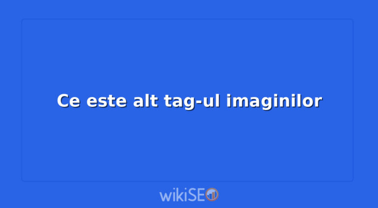 Ce este alt tag-ul imaginilor