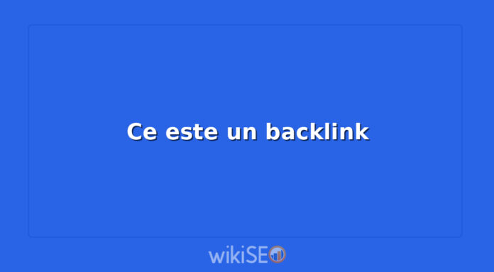 Ce este un backlink